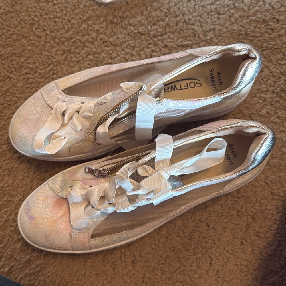 Colorful platform sneakers